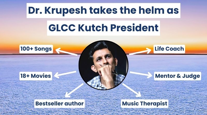 Dr. Krupesh Thacker takes the helm as GLCC Kutch President. Global Literature & Cultural Club