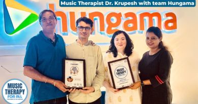 Hungama Music welcomes Dr. Krupesh during his inspiring 50-day music therapy tour