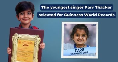 Youngest Singer in Guinness World Records Book: Child Prodigy Parv Thacker