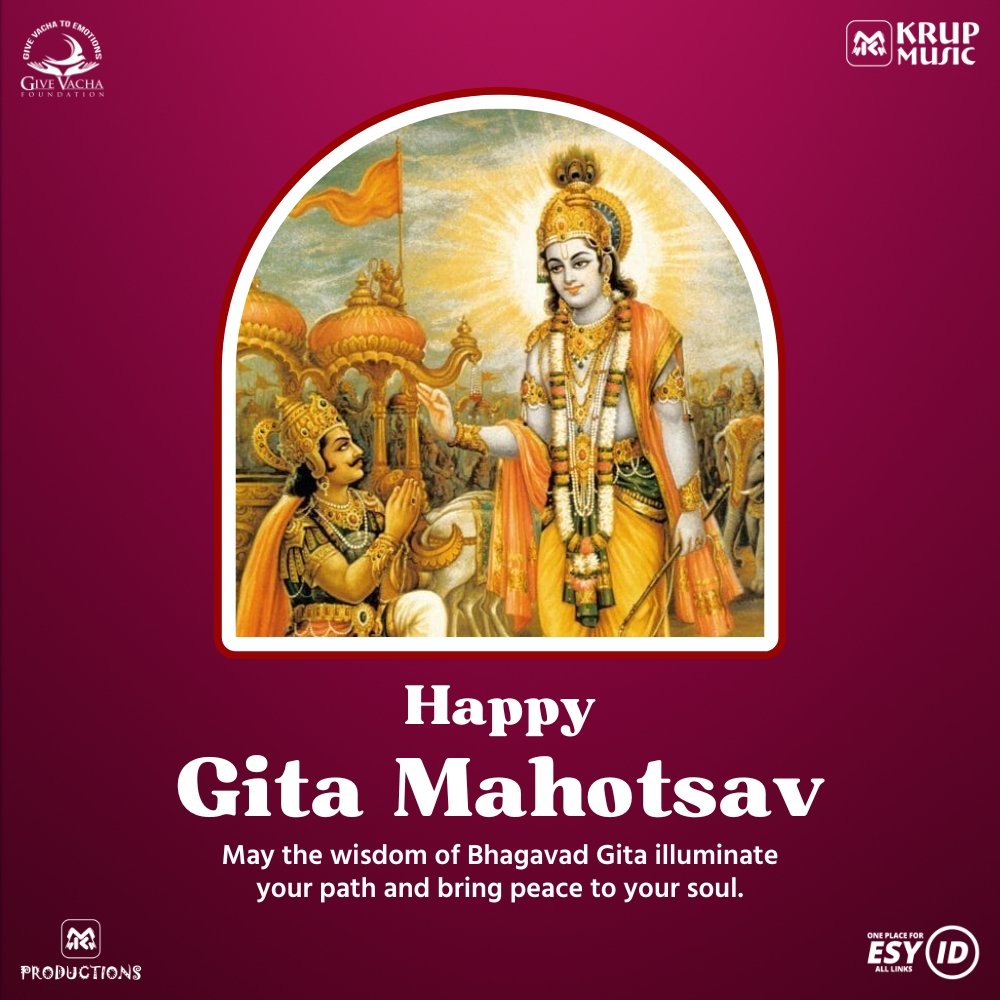 Gita Mahotsav wishes: Happy Gita Jayanti 2024 quotes, messages, greetings, SMS, Facebook & WhatsApp Status to share