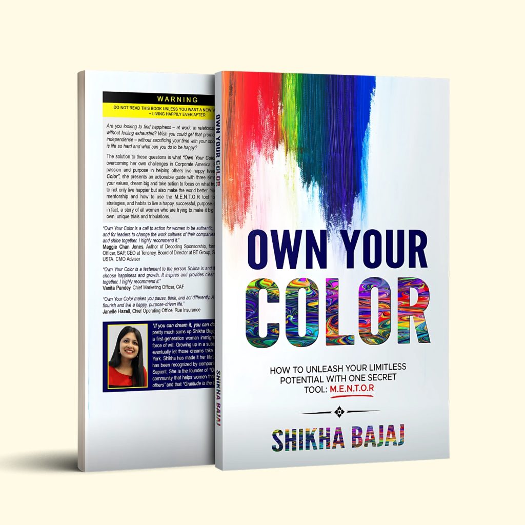 Own Your Color Shikha Bajaj Award Winning Book Cover