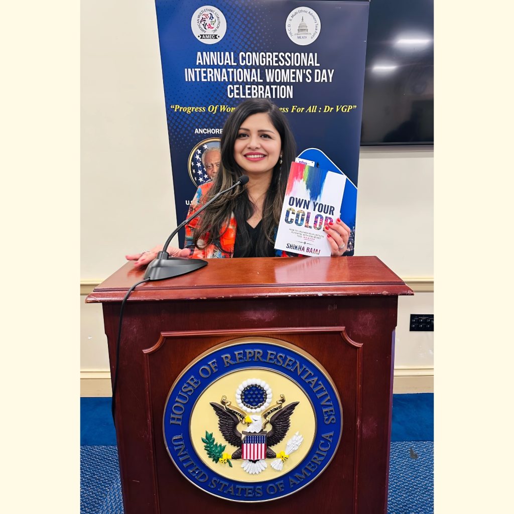 Shikha Bajaj Own Your Color Annual Congressional Celebration