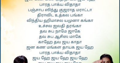 Jana Gana Mana Tamil Lyrics | ஜன கண மண | Best 10 National Anthem Videos