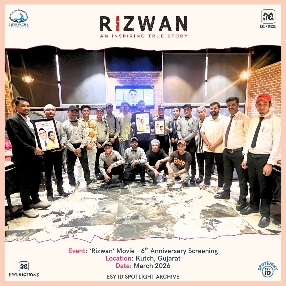 Rizwan Adatia Hindi Movie Screening Esy ID Spotlight Krup Music Kutch